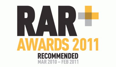 RAR awards 2011 logo